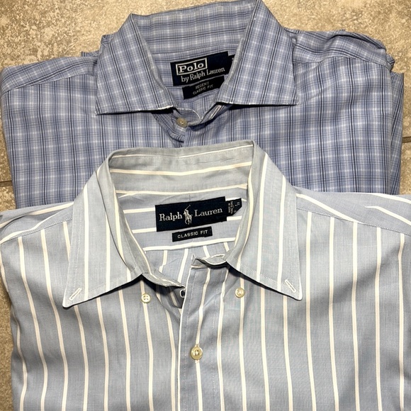 Ralph Lauren Other - Ralph Lauren Men's Blue and White Checkered Shirt